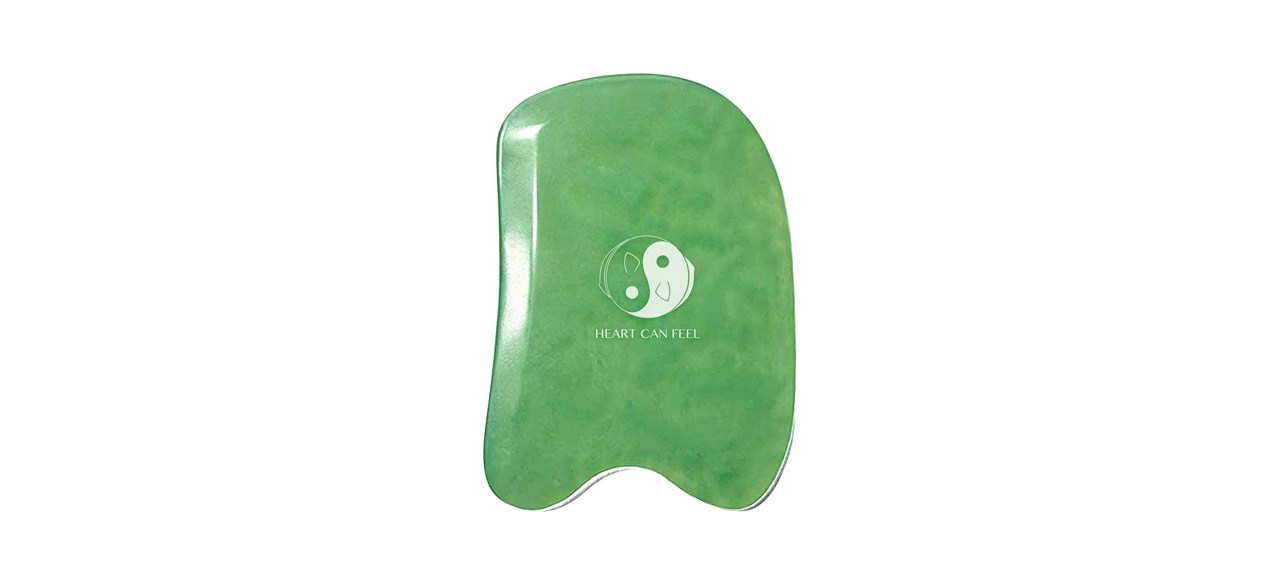 Best HEART CAN FEEL Jade Gua Sha Scraping Massage Tool -0123