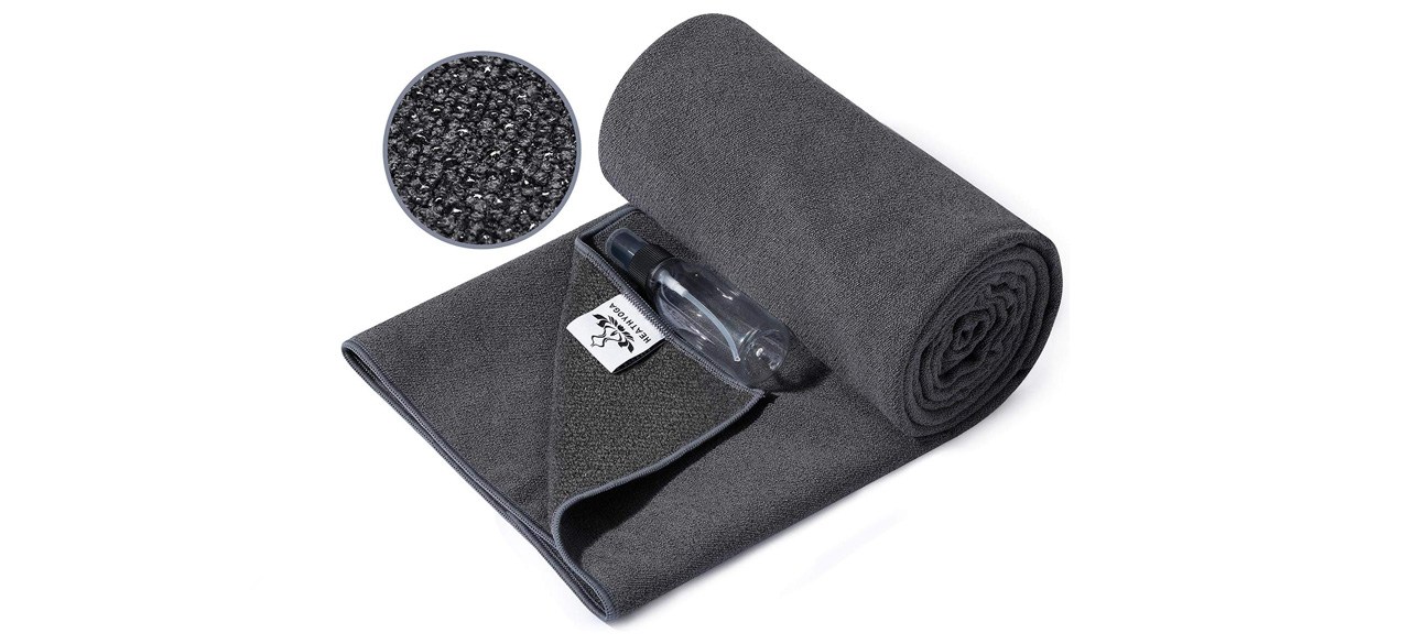 Heathyoga Nonslip Yoga Towel