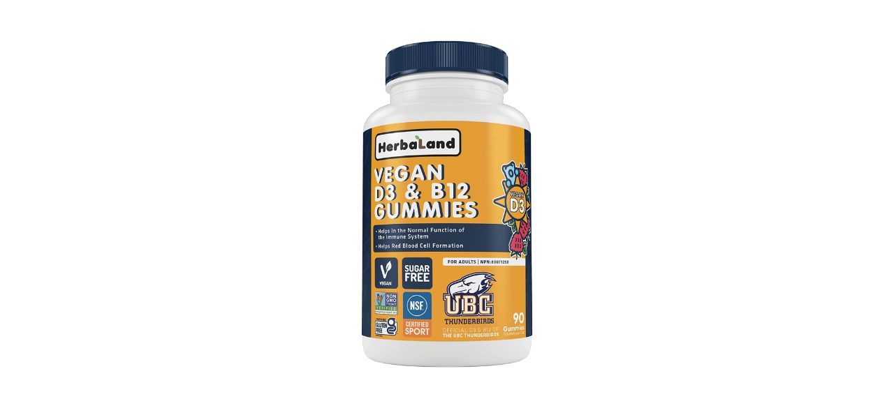 Best Herbaland Vegan Vitamin D3 and B12 Gummies