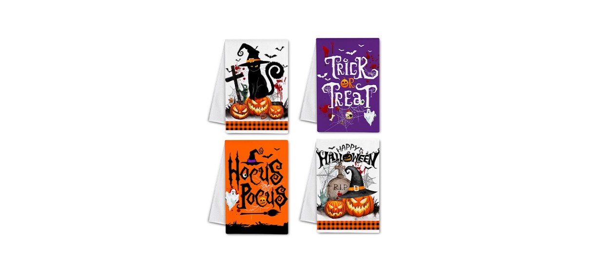 Best Hexagram Halloween Kitchen Hand Towels Best Hexagram Halloween Kitchen Hand Towels