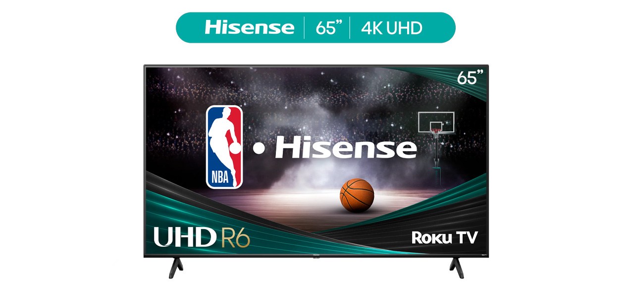 Hisense 65-Inch Ultra HD Smart TV with Roku