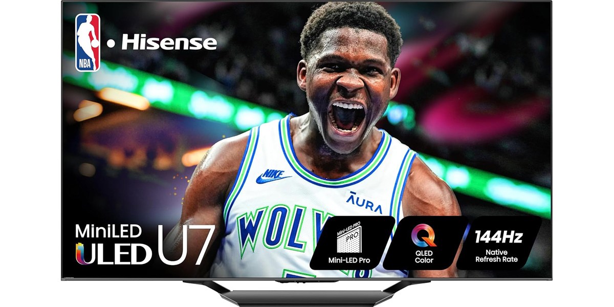 Hisense 75-Inch Class U7 Series Mini-LED ULED 4K UHD Google Smart TV