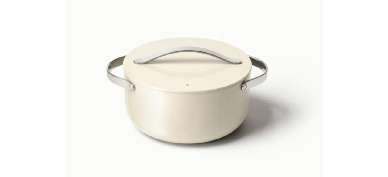 Caraway Dutch oven on white background