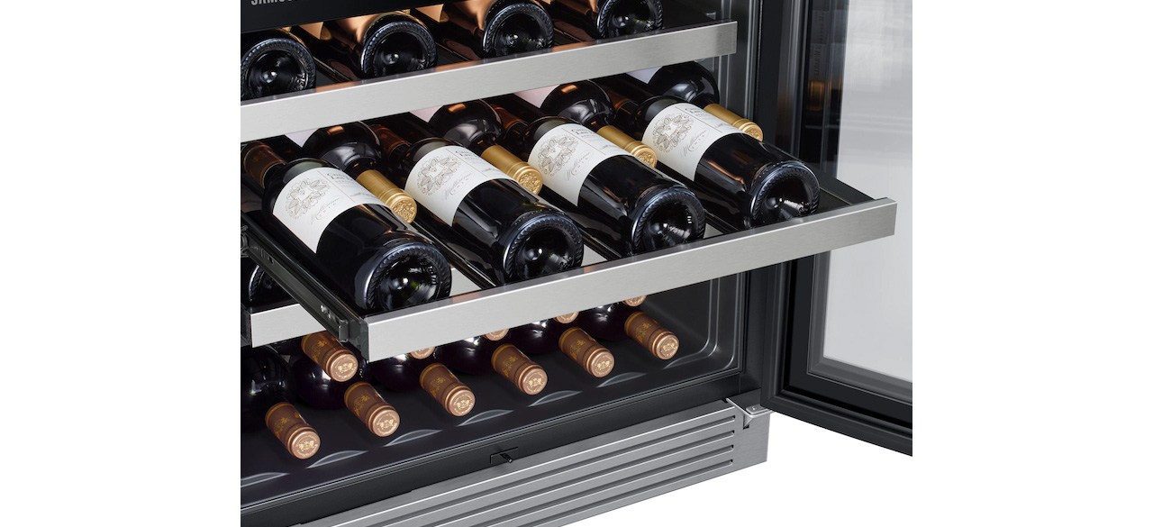 Best Samsung 51-Bottle Capacity Wine Cooler in Stainless Steel