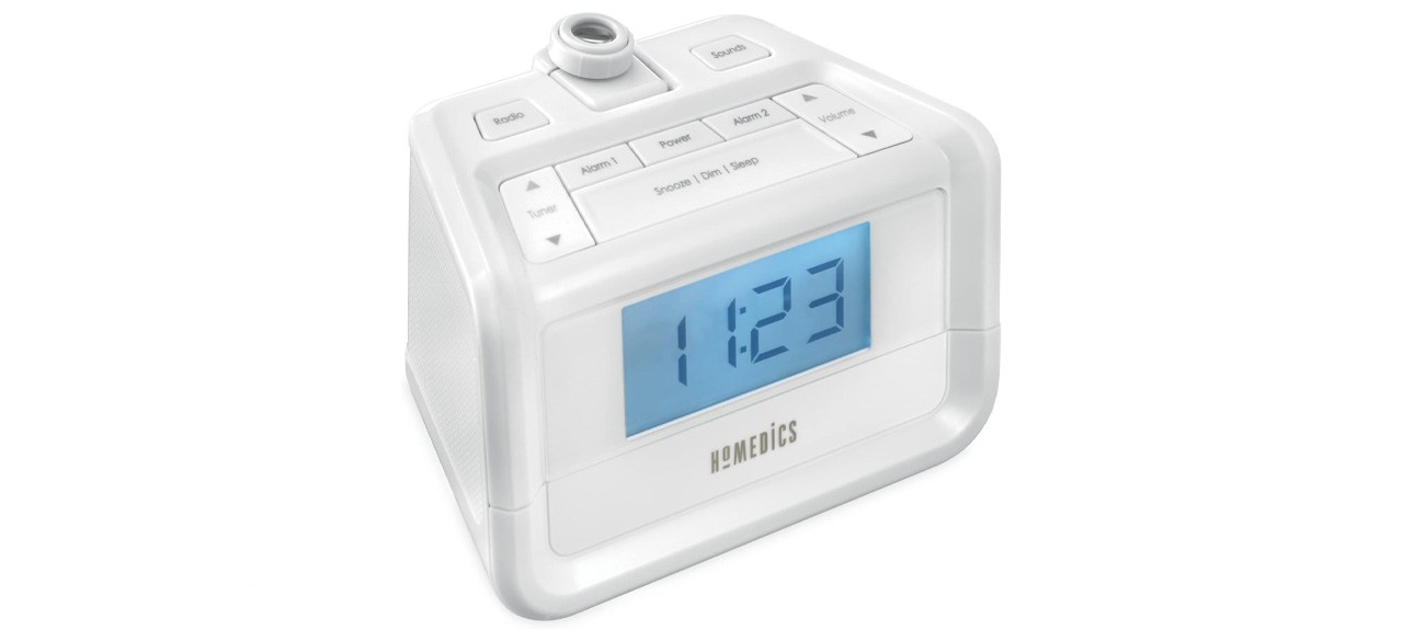 Homedics Sound Machine And Alarm Clock With Time Projection