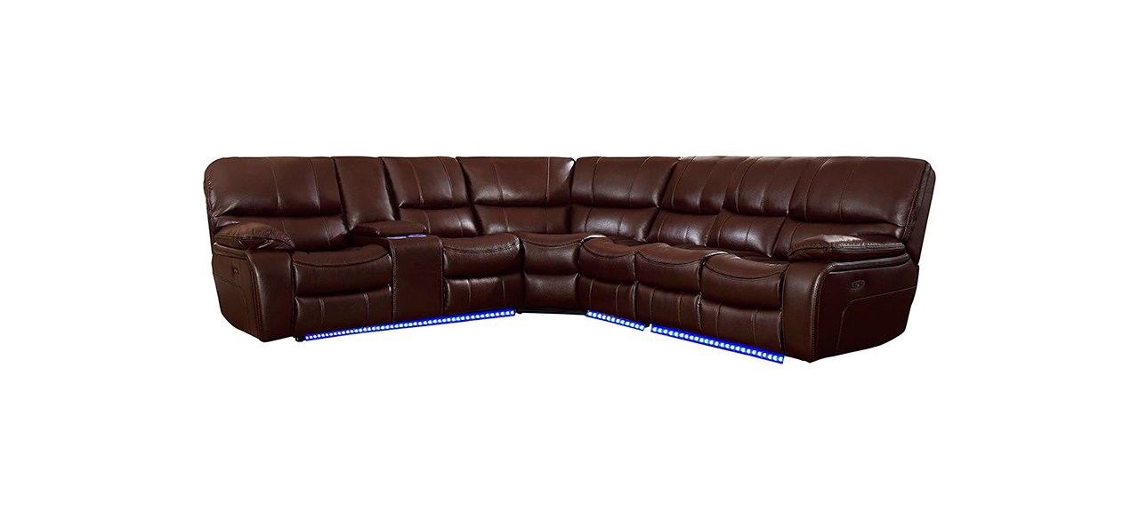 Best Homelegance Pecos 4-Piece Sectional Reclining Sofa