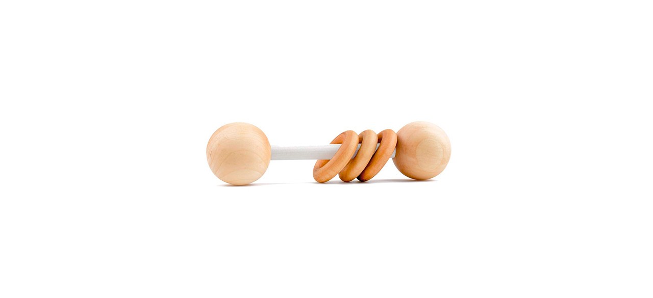 Best Homi Baby Organic Wood Rattle