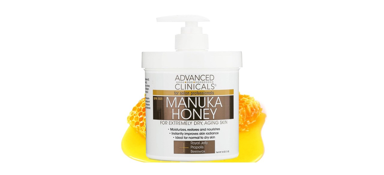 Best Advanced Clinicals Manuka Honey Cream Face Moisturizer & Body Butter Lotion For Dry Skin