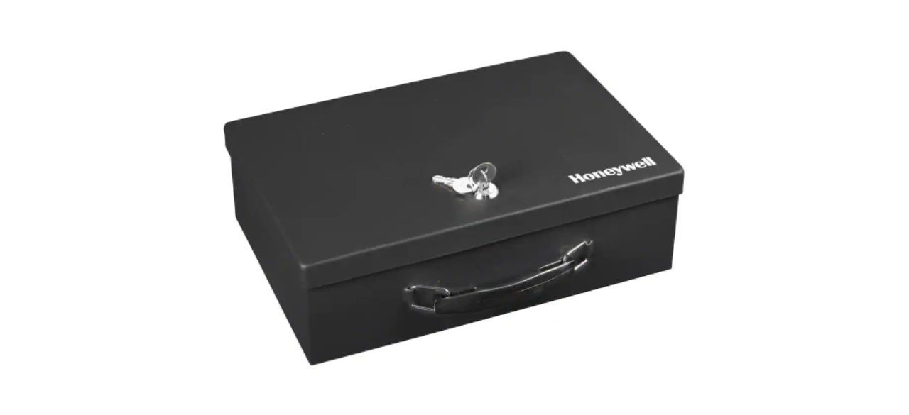 Honeywell Fire-Resistant Steel Security Safe Box