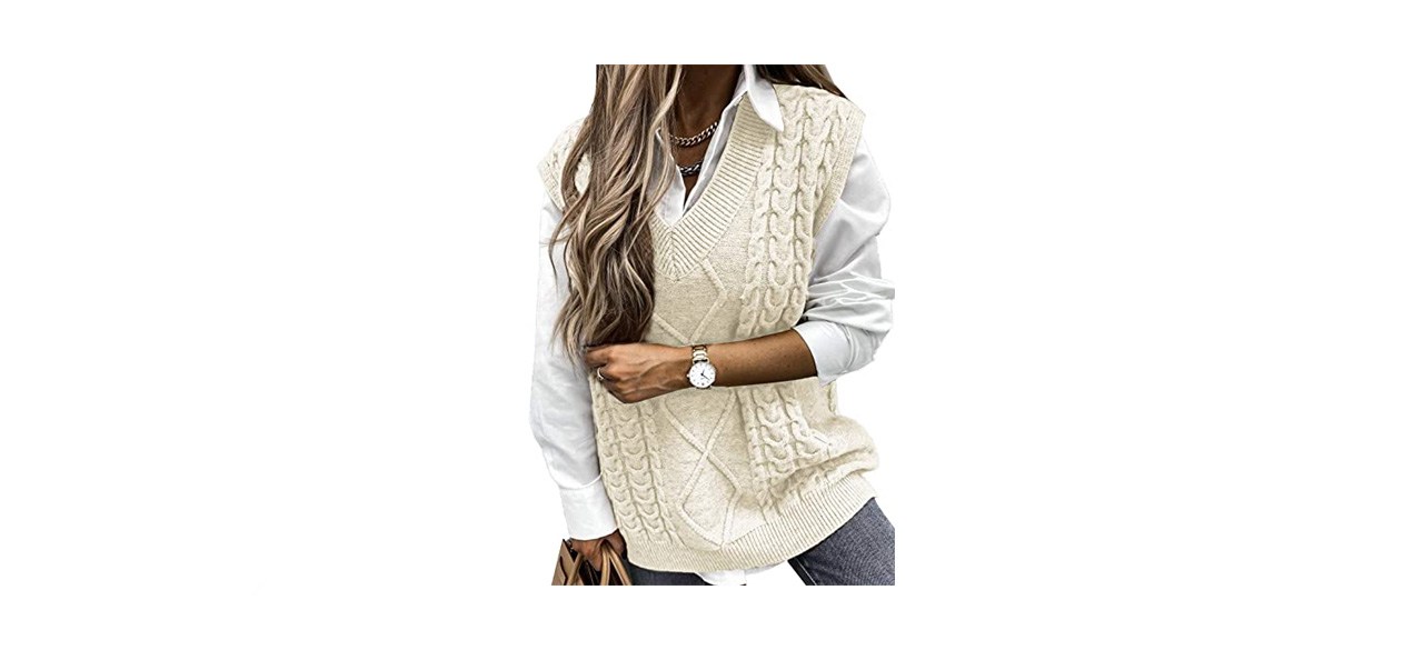 best Hotapaei Women’s Oversized Sweater Vest