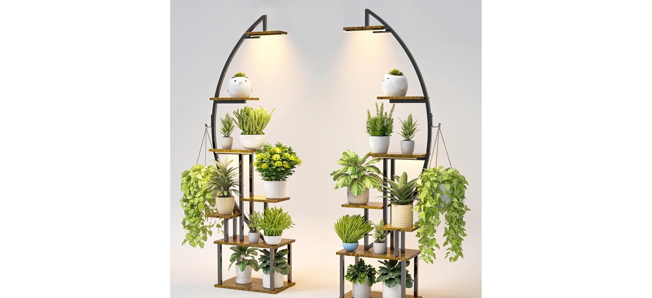 Best Bacekoll Tall Plant Stand with Grow Light