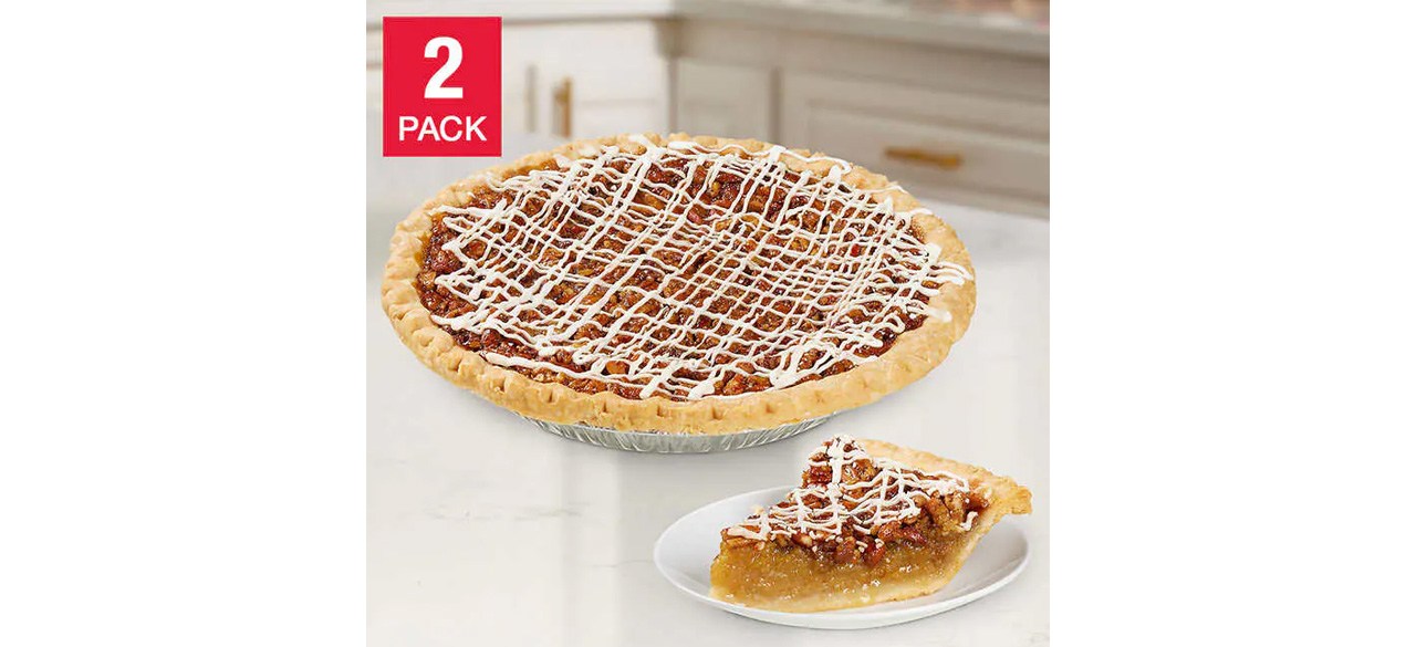 Tootie Pie 11 inch Whiskey Pecan Pie, 2-pack