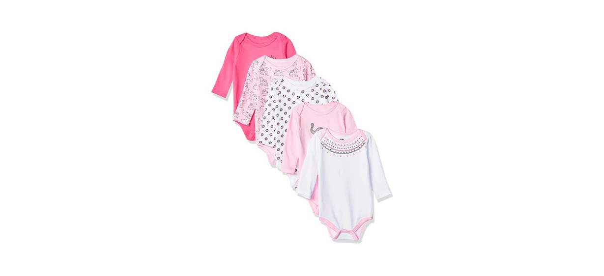 Best Hudson Baby Cotton Long-Sleeve Bodysuits