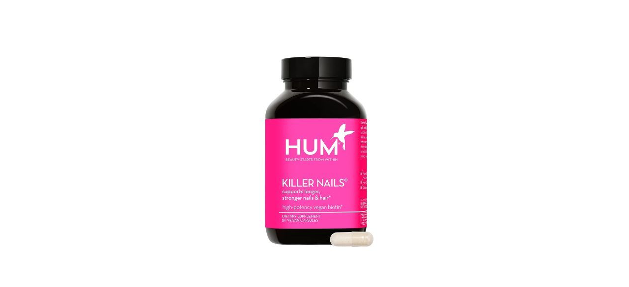 HUM Killer Nails High-Potency Vegan Biotin Capsules