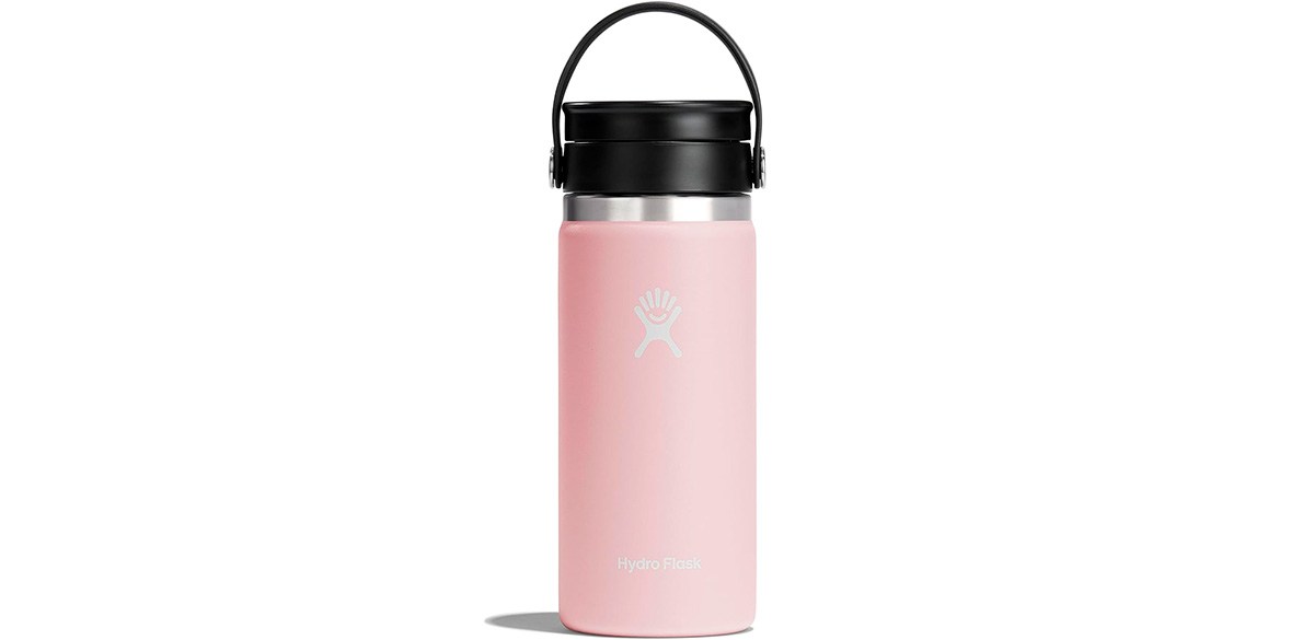 Best Hydro Flask Stainless Steel Wide-Mouth Bottle with Flex Sip Lid and Double-Wall Vacuum Insulation in Trillium