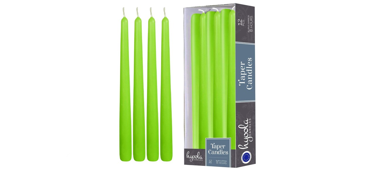 Best Hyoola Lime Tall Taper Candles