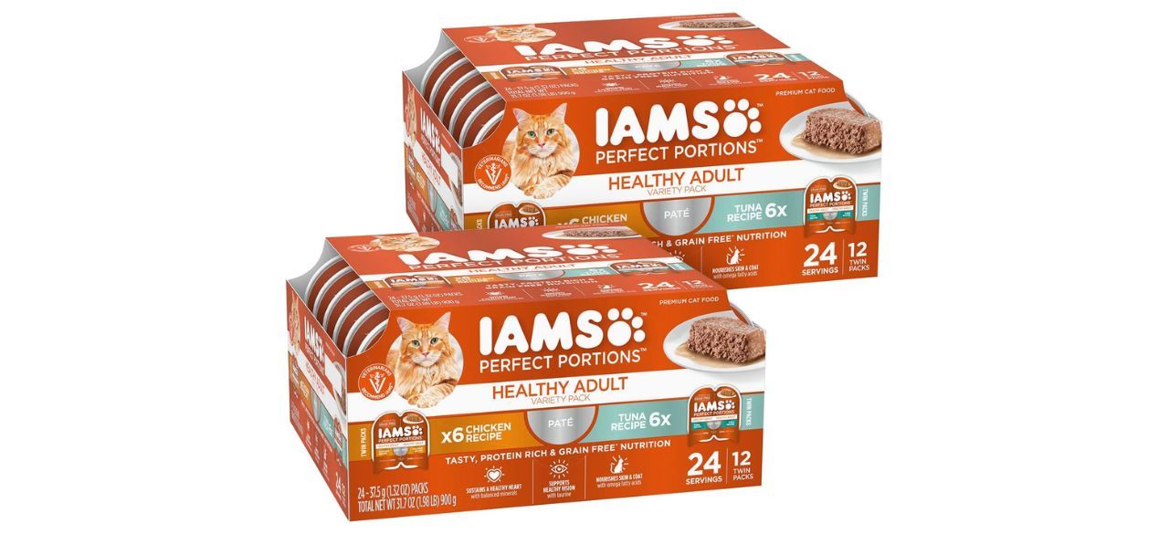 IAMS Perfect Portions Healthy Adult Wet Cat Food Variety Pack