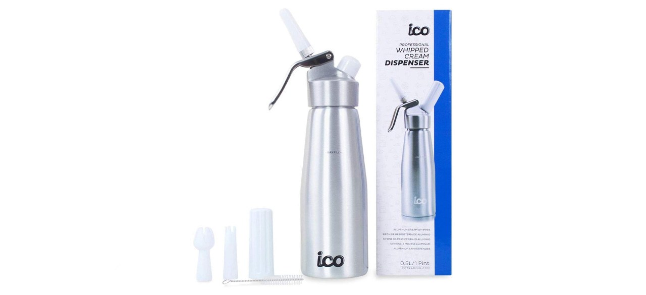 ICO Professional Aluminum Whipped Cream Dispenser