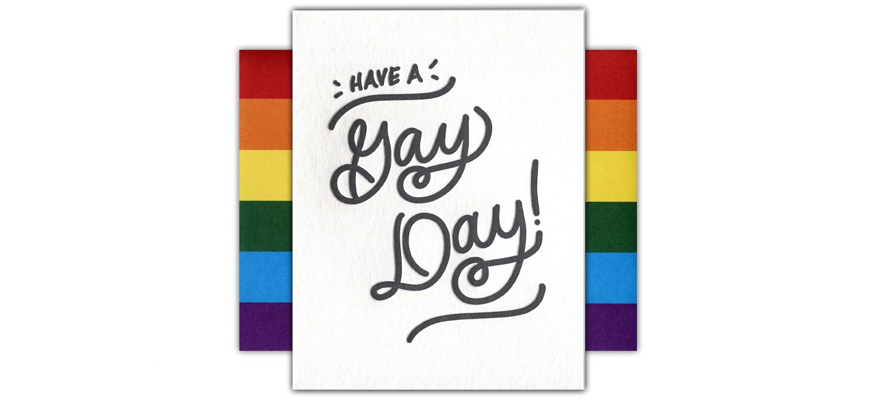 Ink Meets Paper Pride Greeting Card