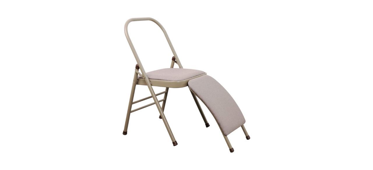 INNOLIFE Yoga Auxiliary Chair with Lumbar Back Support