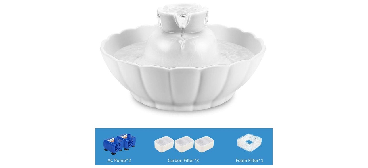 iPettie Tritone Ceramic Cat&nbsp;Water Fountain