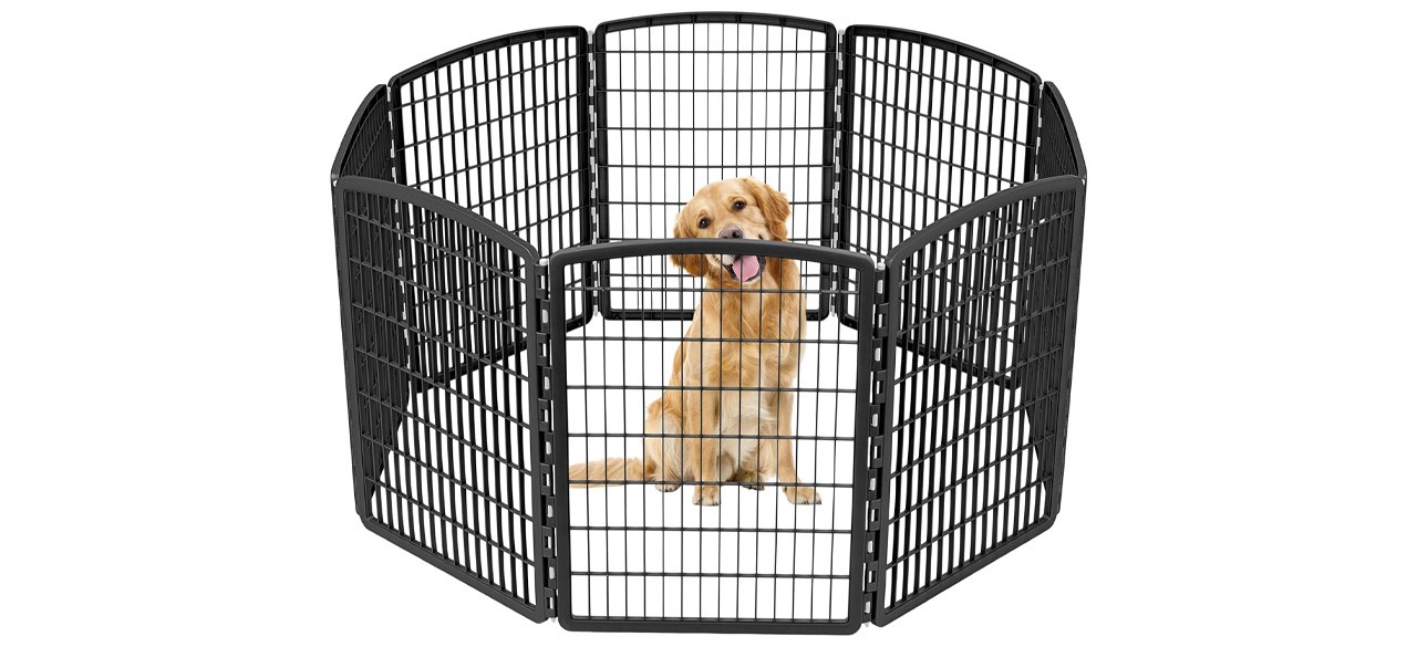  IRIS USA, Inc. Eight-Panel Pet Playpen