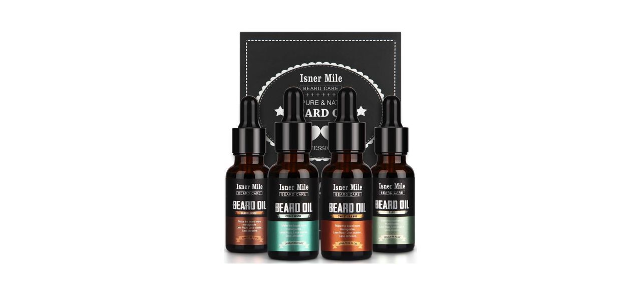 Best Isner Mile 4 Pack Beard Oil Set