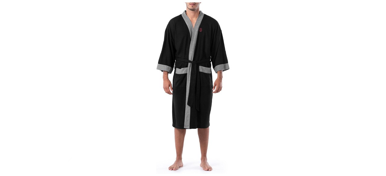 IZOD Waffle Knit Kimono Robe