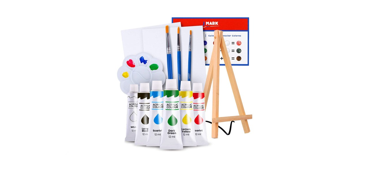 best J Mark Mini Canvas Acrylic Painting Kit