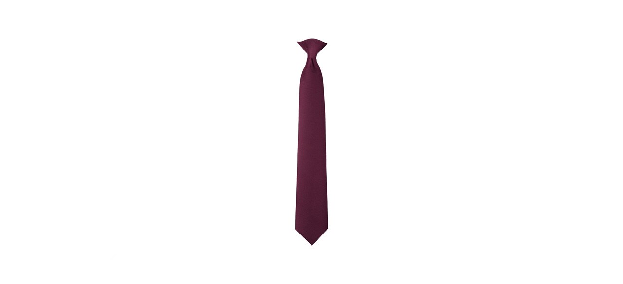 best Jacob Alexander Uniform Solid Clip-On Tie