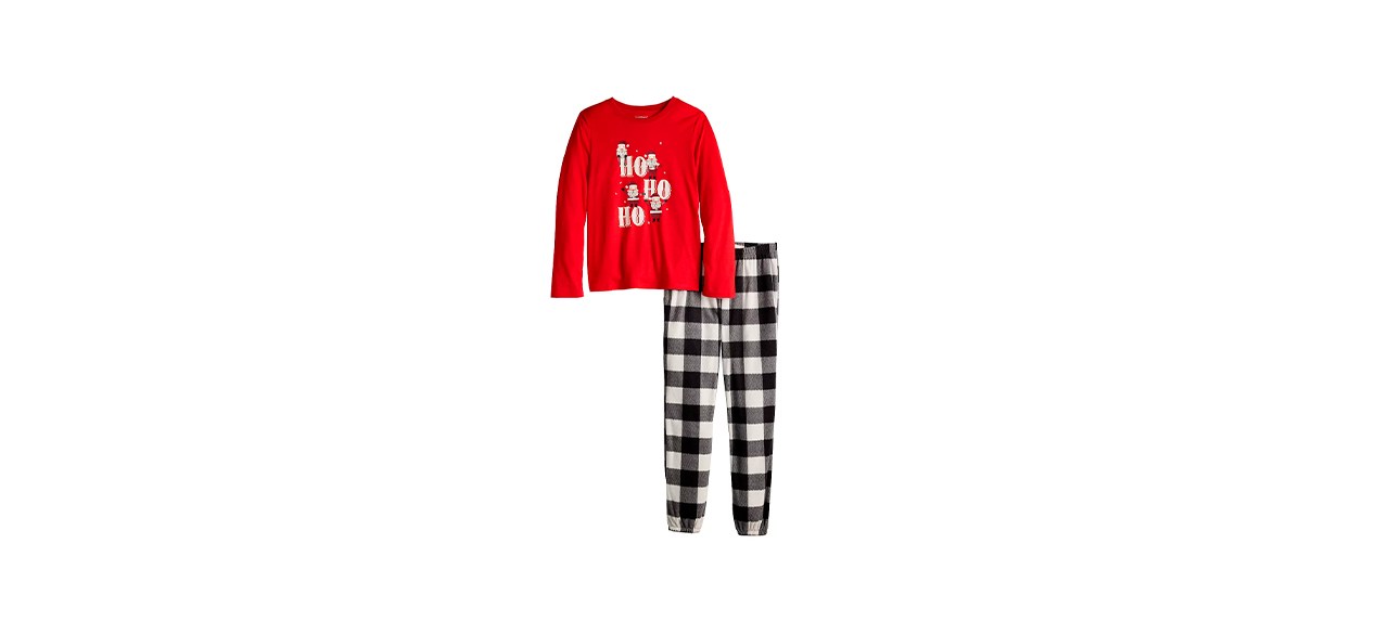 Best Jammies For Your Families Girls 4-16 Ho Ho Ho Pajama Set