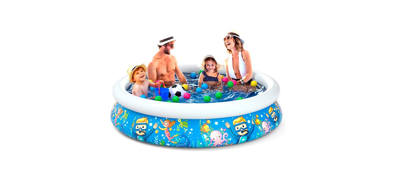 Best Jasonwell Inflatable Kiddie Pool