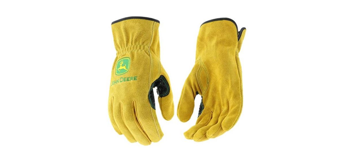 Best John Deere JD00004 Leather Gloves