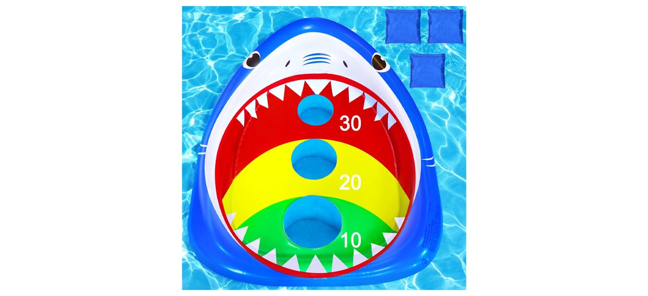 JOINBO Inflatable Shark Cornhole Board