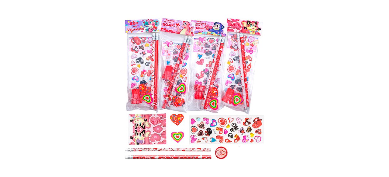 Best Joyin Valentine's Day Kids Stationery Gift Set