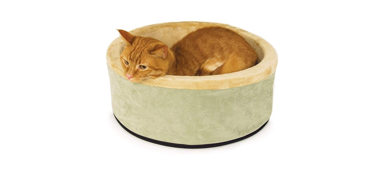 best K and H Pet Products Thermo-Kitty Heated Cat Bed