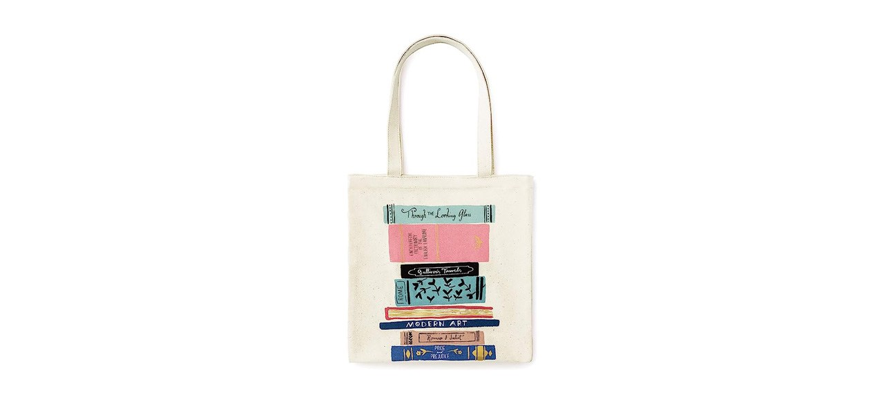 Kate Spade New York Canvas Tote Bag on white background