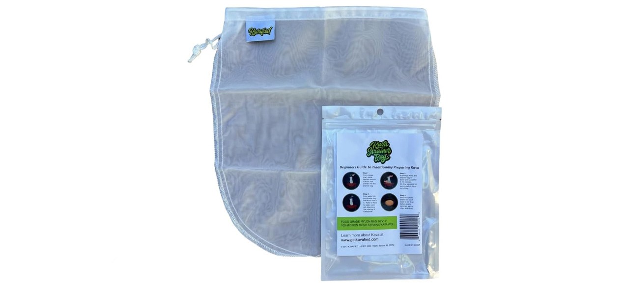 Kavafied é o tradicional saco de filtro Kava