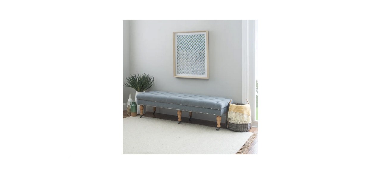 best Kelly Clarkson Home Landis Upholstered Bench