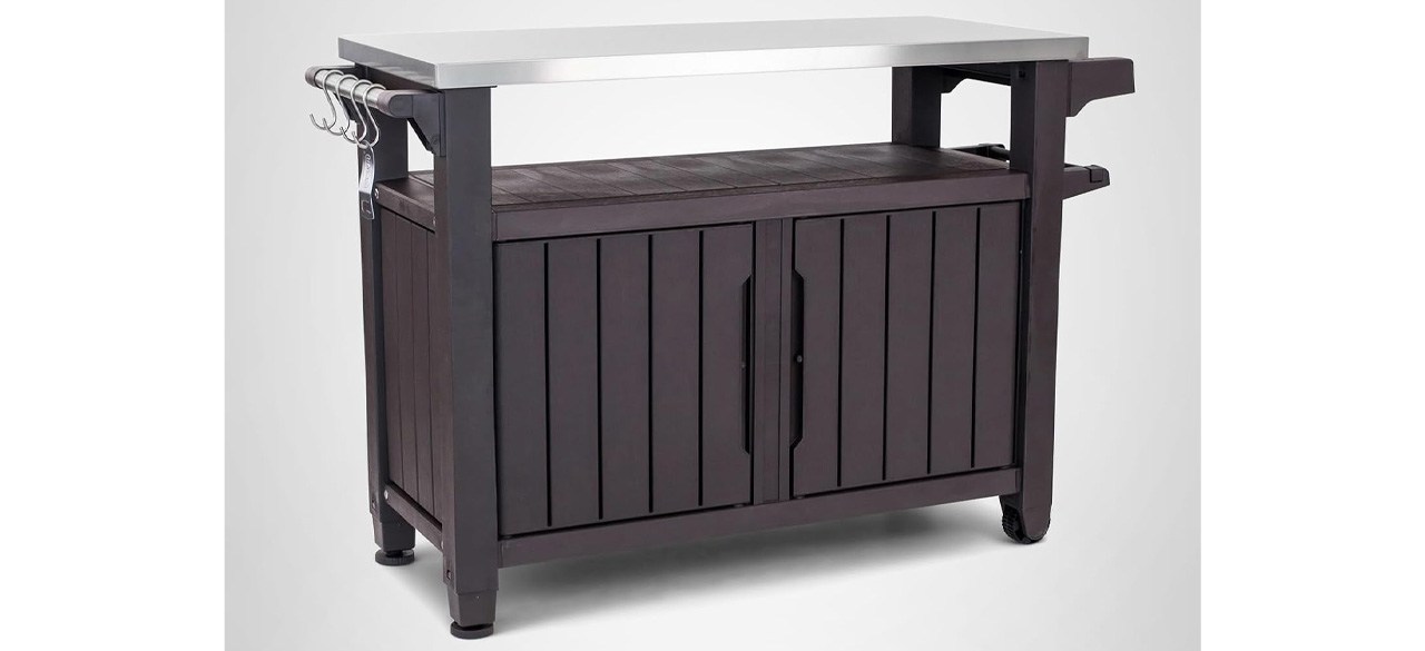 Keter Outdoor Rolling Table Cart