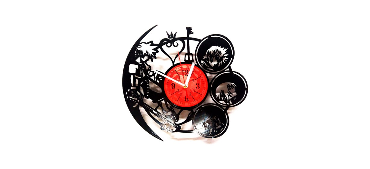 Best Kingdom Hearts Vinyl Record Wall Clock Best Kingdom Hearts Vinyl Record Wall Clock