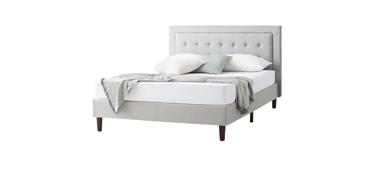 Best Zinus Dachelle Upholstered Platform Bed Frame