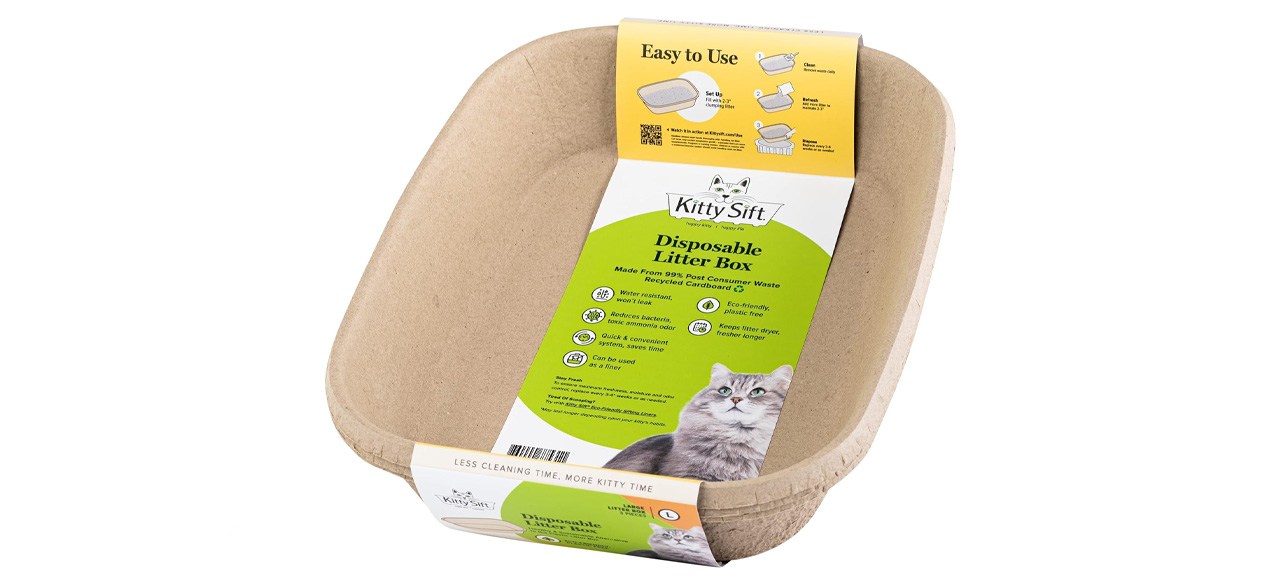 Kitty Sift (6-Pack) Disposable Cat Litter Box