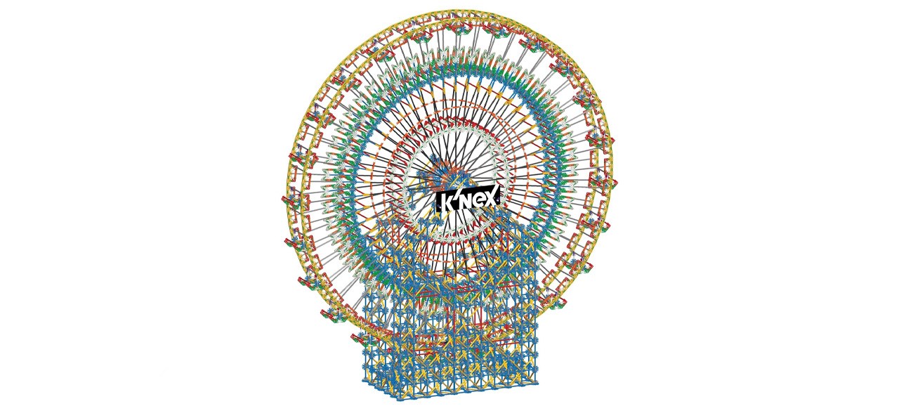 K'nex 6 foot tall working ferris wheel