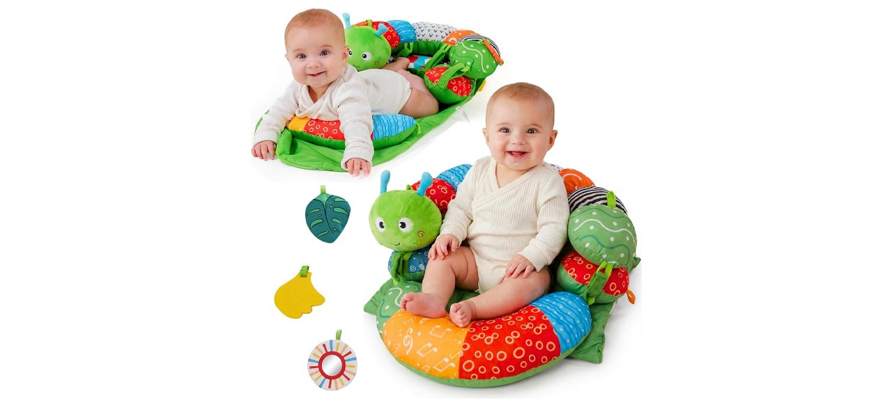 Knotly Charm&nbsp;Tummy Time Mat and&nbsp;Seated Support