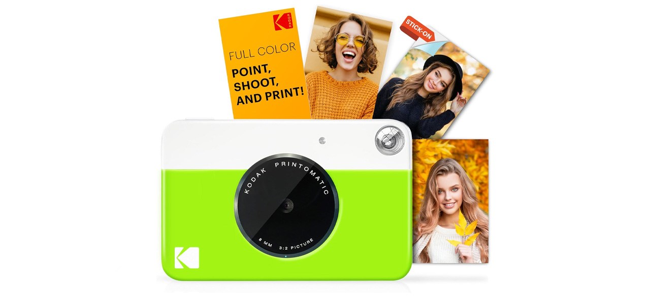 Kodak Printomatic 2x3 Instant Print Full Color Digital Camera For Sticky-Backed Paper