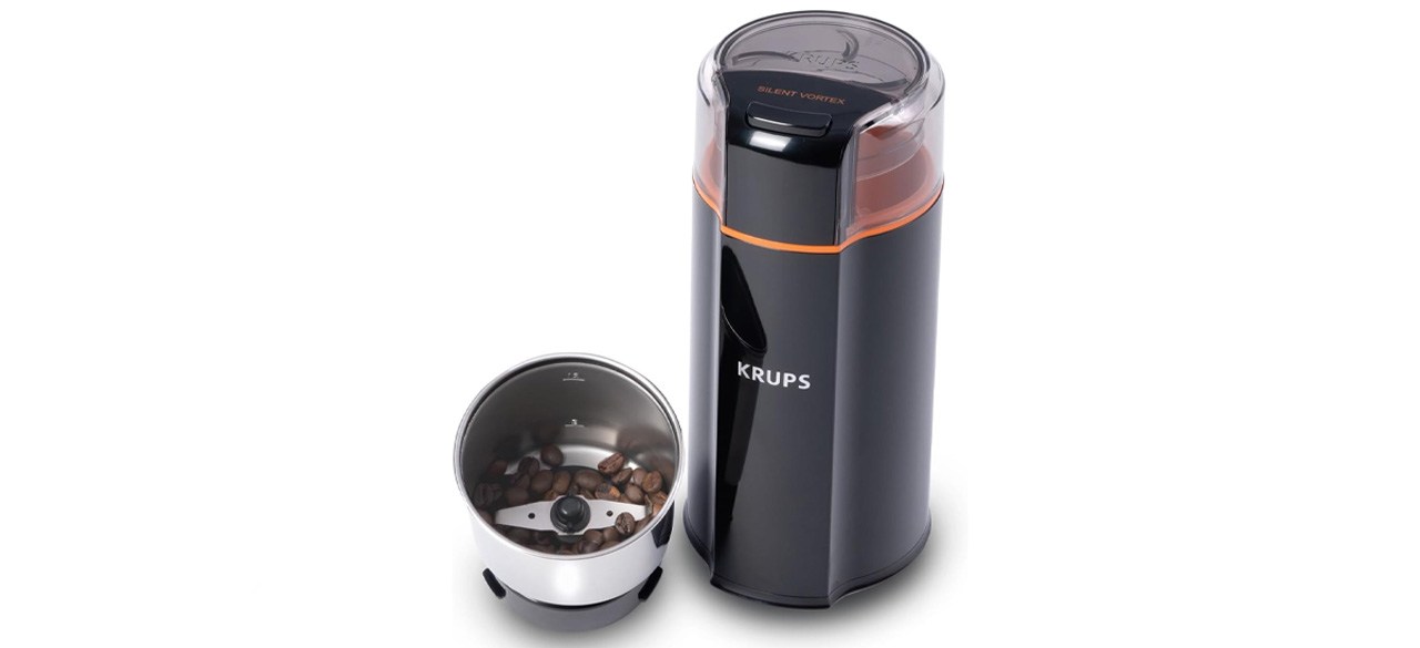 Krups Silent Vortex Electric Grinder for Spice, Dry Herbs and Coffee