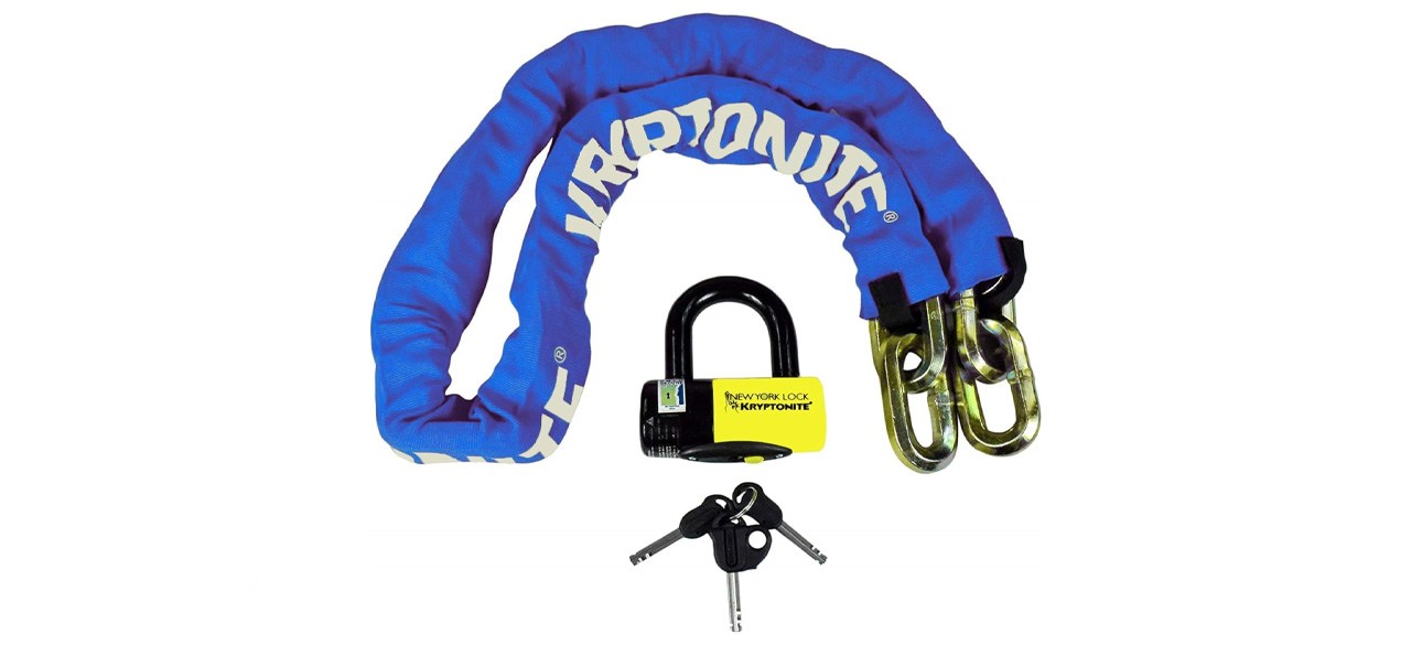Kryptonite New York Fahgettaboudit Chain and New York Disc Lock