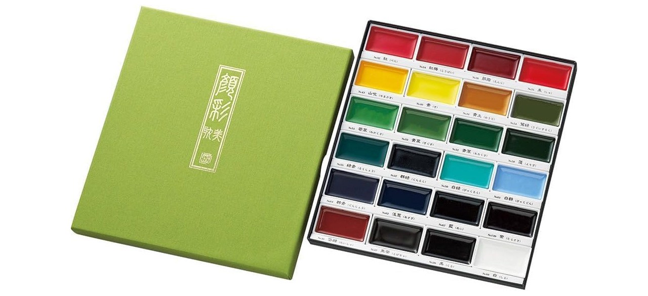 Kuretake GANSAI TAMBI Watercolor Paint Set