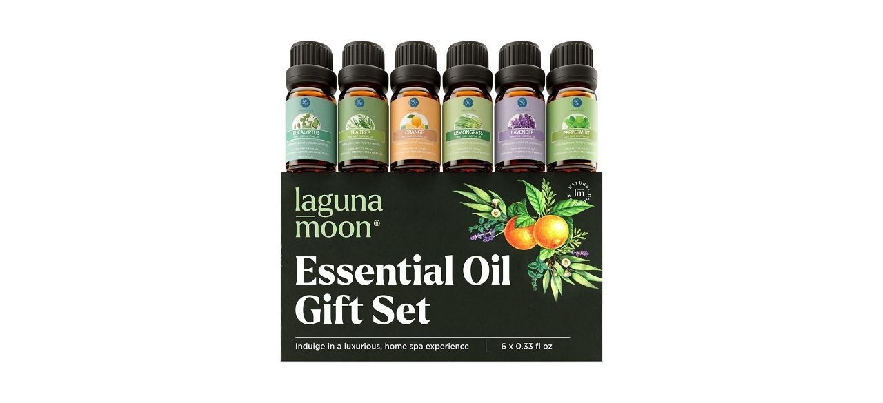 Lagunamoon Essential Oils Top 6 Gift Set Pure Essential Oils for Diffuser